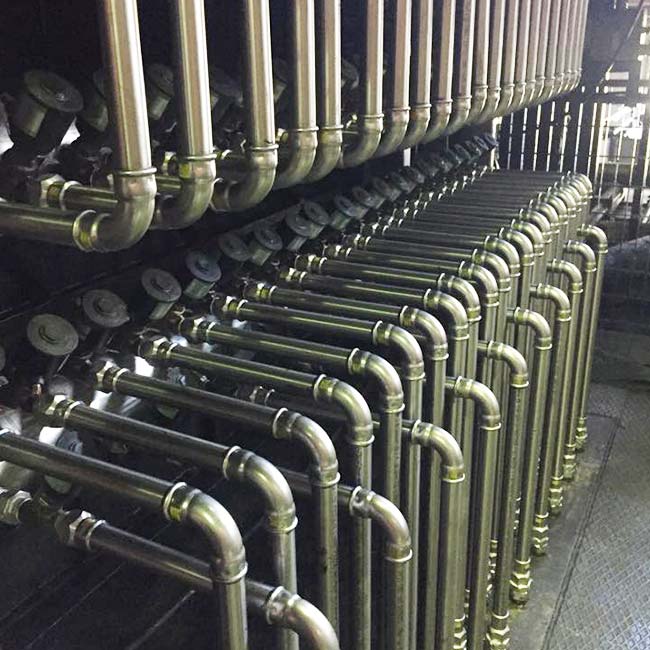 Revamping of oil control and distribution plant