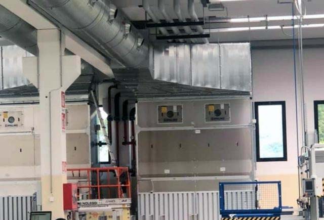 ventilazione climatizzata industriale